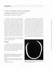 Research paper thumbnail of A Case of Probable Imported Moniliformis moniliformis Infection in Tasmania