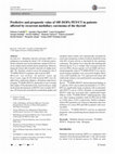 Research paper thumbnail of Predictive and prognostic value of 18F-DOPA PET/CT in patients affected by recurrent medullary carcinoma of the thyroid