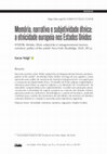 Research paper thumbnail of Memória, narrativa e subjetividade étnica: a etnicidade europeia nos Estados Unidos / Memory, narrative and ethnic subjectivity: the European ethnicity in the United States