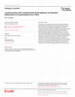 Research paper thumbnail of La gouvernance des communautés francophones en situation minoritaire et le partenariat avec l’État