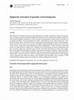 Research paper thumbnail of Epigenetic activation of genomic retrotransposons