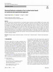 Research paper thumbnail of Structural behavior evaluation of an in-wheel motor based on numerical and experimental approach