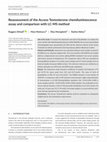 Research paper thumbnail of Reassessment of the Access Testosterone chemiluminescence assay and comparison with LC-MS method