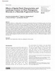 Research paper thumbnail of Effects of Spatial Patch Characteristics and Landscape Context on Plant Phylogenetic Diversity in a Naturally Fragmented Forest