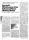 Research paper thumbnail of Economic Effectiveness of an Advanced Nurse Clinician Model