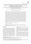 Research paper thumbnail of Evaluation of Oxygenation Index Compared With Oxygen Saturation Index Among Neonates Admitted to the NICU