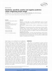 Research paper thumbnail of Sensitivity, specificity, positive and negative predictive values: Diagnosing purple mange