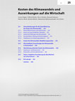 Research paper thumbnail of Kosten des Klimawandels und Auswirkungen auf die Wirtschaft