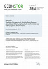 Research paper thumbnail of Radiation Management: Gezielte Beeinflussung des globalen Strahlungshaushalts zur Kontrolle des anthropogenen Klimawandels