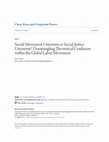 Research paper thumbnail of Social Movement Unionism or Social Justice Unionism? Disentangling Theoretical Confusion within the Global Labor Movement