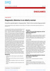 Research paper thumbnail of Diagnostic dilemma in an elderly woman