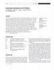 Research paper thumbnail of Ozone-based reclamation of an STP effluent