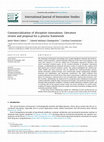 Research paper thumbnail of Commercialization of disruptive innovations: Literature review and proposal for a process framework