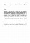 Research paper thumbnail of Migração e deficiência: apontamentos para o debate sobre migrações internacionais e internas