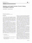 Research paper thumbnail of Mindfulness and Cognitive Functions: Toward a Unifying Neurocognitive Framework