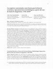 Research paper thumbnail of Los registros conventuales como fuente para la historia económica. Aproximaciones metodológicas a partir del caso de Santa Fe (Argentina), 1700-1850