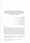 Research paper thumbnail of Some thoughts about the conceptual / procedural distinction in translation: a key-logging and eye-tracking study of processing effort