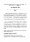 Research paper thumbnail of Efficiency of Nonpoint Source Pollution Instruments: An Experimental Study