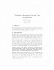 Research paper thumbnail of The Basics of Hypothesis Tests and Their Interpretations