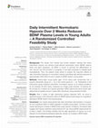 Research paper thumbnail of Daily Intermittent Normobaric Hypoxia Over 2 Weeks Reduces BDNF Plasma Levels in Young Adults – A Randomized Controlled Feasibility Study