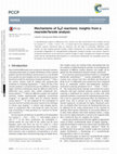 Research paper thumbnail of Mechanisms of SN2 reactions: insights from a nearside/farside analysis