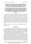 Research paper thumbnail of The Impact of Financial Structure on Accrual Earnings Management on Non Financial Companies Listed on Ase