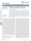 Research paper thumbnail of Unravelling the true MOF-5 luminescence