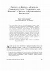 Research paper thumbnail of Proposta de resposta a partir da comparação entre "Environment and Behavior" e "Journal of Environmental Psychology