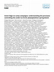 Research paper thumbnail of Green Edge ice camp campaigns: understanding the processes controlling the under-ice Arctic phytoplankton spring bloom