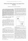 Research paper thumbnail of Different Stock Market Models Using Support Vector Machines