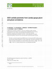 Research paper thumbnail of QCD Lambda parameter from Landau-gauge gluon and ghost correlations