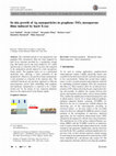 Research paper thumbnail of In situ growth of Ag nanoparticles in graphene–TiO2 mesoporous films induced by hard X-ray