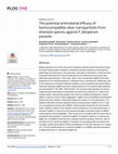 Research paper thumbnail of The potential antimalarial efficacy of hemocompatible silver nanoparticles from Artemisia species against P. falciparum parasite