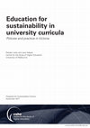 Research paper thumbnail of Education for sustainability in university curricula: policies and practice in Victoria