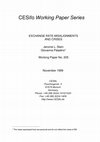 Research paper thumbnail of Exchange Rate Misalignments and Crises