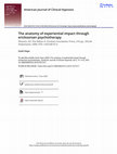 Research paper thumbnail of The anatomy of experiential impact through ericksonian psychotherapy