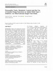 Research paper thumbnail of Personality Traits, Metabolic Control and the Use of Insulin Pump Functions in Adults With Type 1 Diabetes: An Observational Single-Visit Study