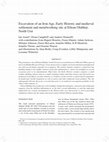 Research paper thumbnail of Excavation of an Iron Age, Early Historic and Medieval settlement and metalworking site at Eilean Olabhat, North Uist