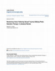 Research paper thumbnail of Reclaiming Voice Following Sexual Trauma Utilizing Photo Narrative Therapy: A Literature Review