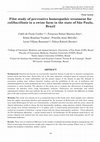 Research paper thumbnail of Pilot study of preventive homeopathic treatment for colibacillosis in a swine farm in the State of São Paulo, Brazil