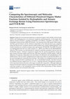 Research paper thumbnail of Comparing the Spectroscopic and Molecular Characteristics of Different Dissolved Organic Matter Fractions Isolated by Hydrophobic and Anionic Exchange Resins Using Fluorescence Spectroscopy and FT-ICR-MS