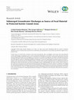 Research paper thumbnail of Submerged Groundwater Discharges as Source of Fecal Material in Protected Karstic Coastal Areas