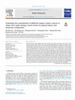 Research paper thumbnail of Evaluating the contributions of different organic matter sources to urban river water during a storm event via optical indices and molecular composition