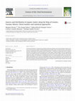 Research paper thumbnail of Sources and distribution of organic matter along the Ring of Cenotes, Yucatan, Mexico: Sterol markers and statistical approaches