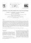 Research paper thumbnail of Floatability of rare earth phosphors from waste fluorescent lamps