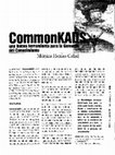 Research paper thumbnail of CommonKADS: Una herramienta para la gerencia del conocimiento