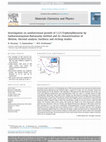 Research paper thumbnail of Investigation on unidirectional growth of 1,3,5-Triphenylbenzene by Sankaranarayanan-Ramasamy method and its characterization of lifetime, thermal analysis, hardness and etching studies