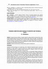 Research paper thumbnail of Towards Computer-Aided Editing of Scientific and Technical Texts