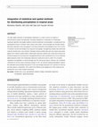 Research paper thumbnail of Integration of statistical and spatial methods for distributing precipitation in tropical areas