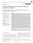 Research paper thumbnail of The Senses of Birth intervention to decrease cesarean and prematurity rates in Brazil